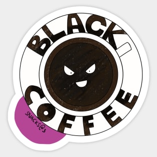 Black black black coffee Sticker